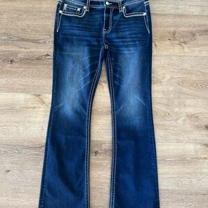 Miss me Classic Saddle Stitch Bootcut Jeans 34x34 NWT